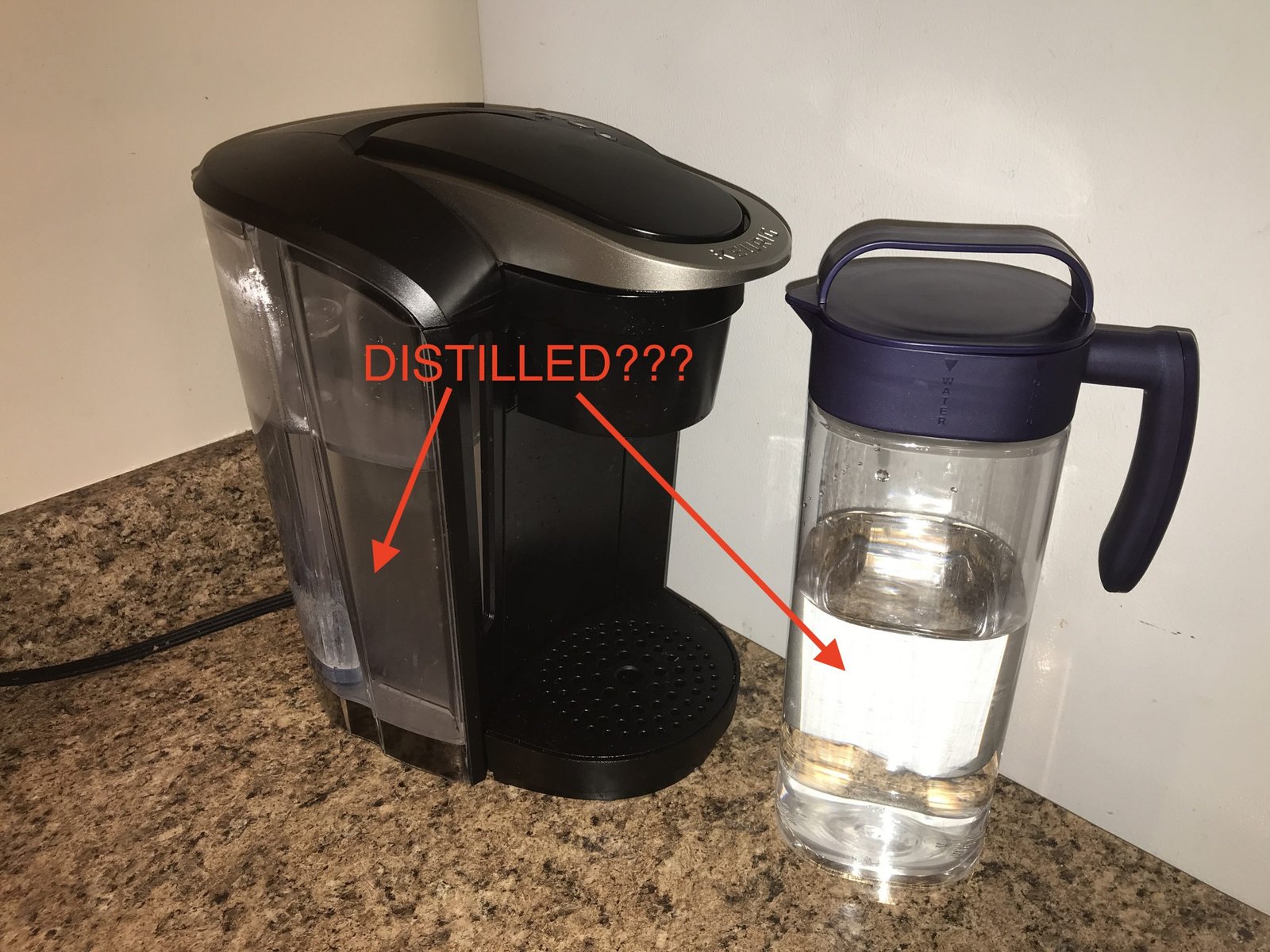 Can you use distilled water in a Keurig?