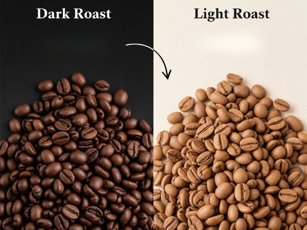 Dark Roast vs Light Roast Taste photo 2